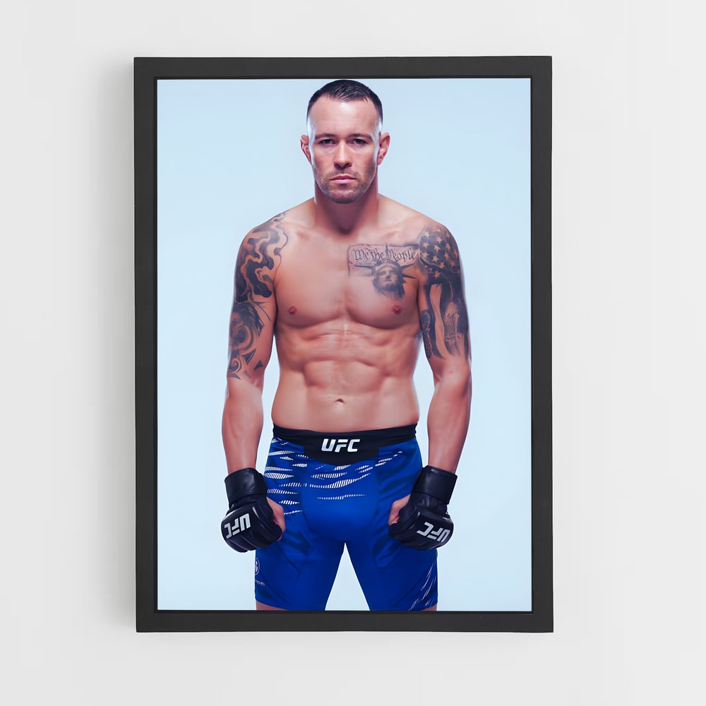 Poster Colby en Garde – affiche MMA (vue 2)